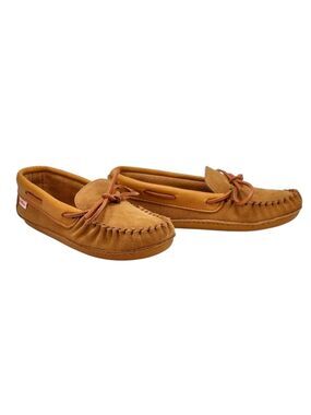 SoftMoc Suede Leather Moccasins Women’s Size 9 Slip-On Tan